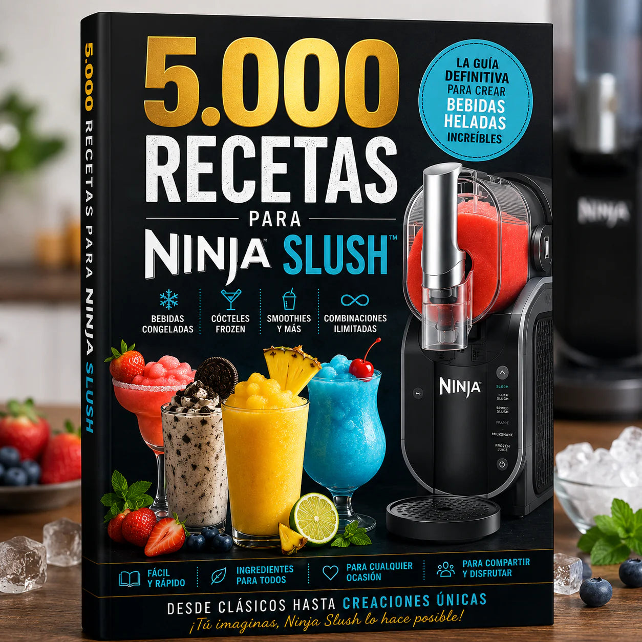 Ebook - 5.000 Recetas para Ninja Slush | Granizados, Frappés, Smoothies y Cócteles Frozen