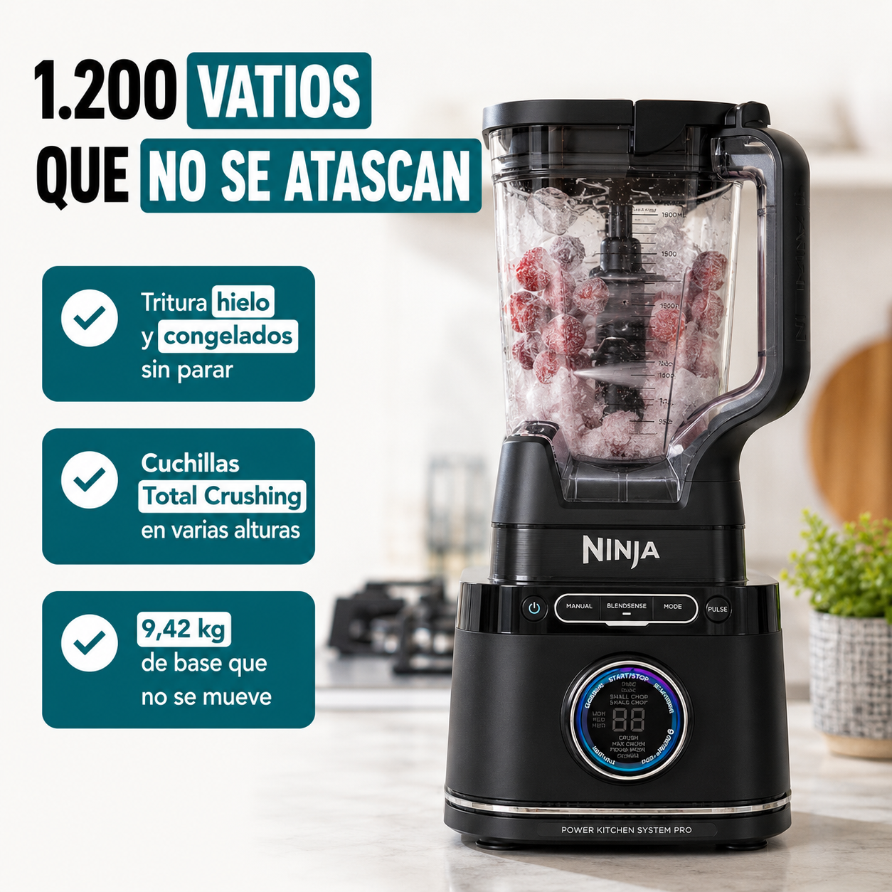 1.200 vatios: el ruido que hace que todo lo demás calle