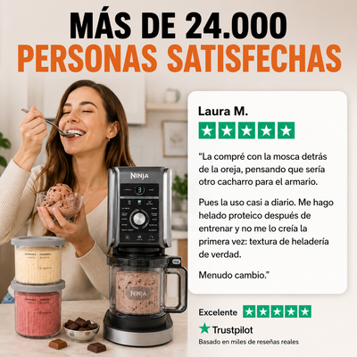 Ninja CREAMi Deluxe – Tu heladería en casa en 2 minutos