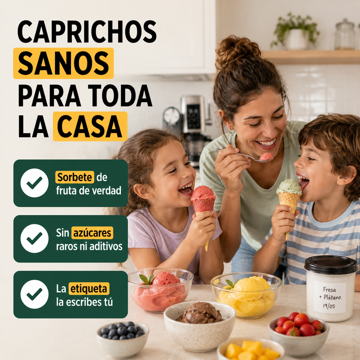 Caprichos sanos para toda la casa, hechos por ti