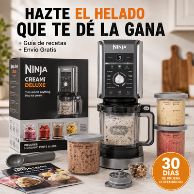 Ninja CREAMi Deluxe – Tu heladería en casa en 2 minutos