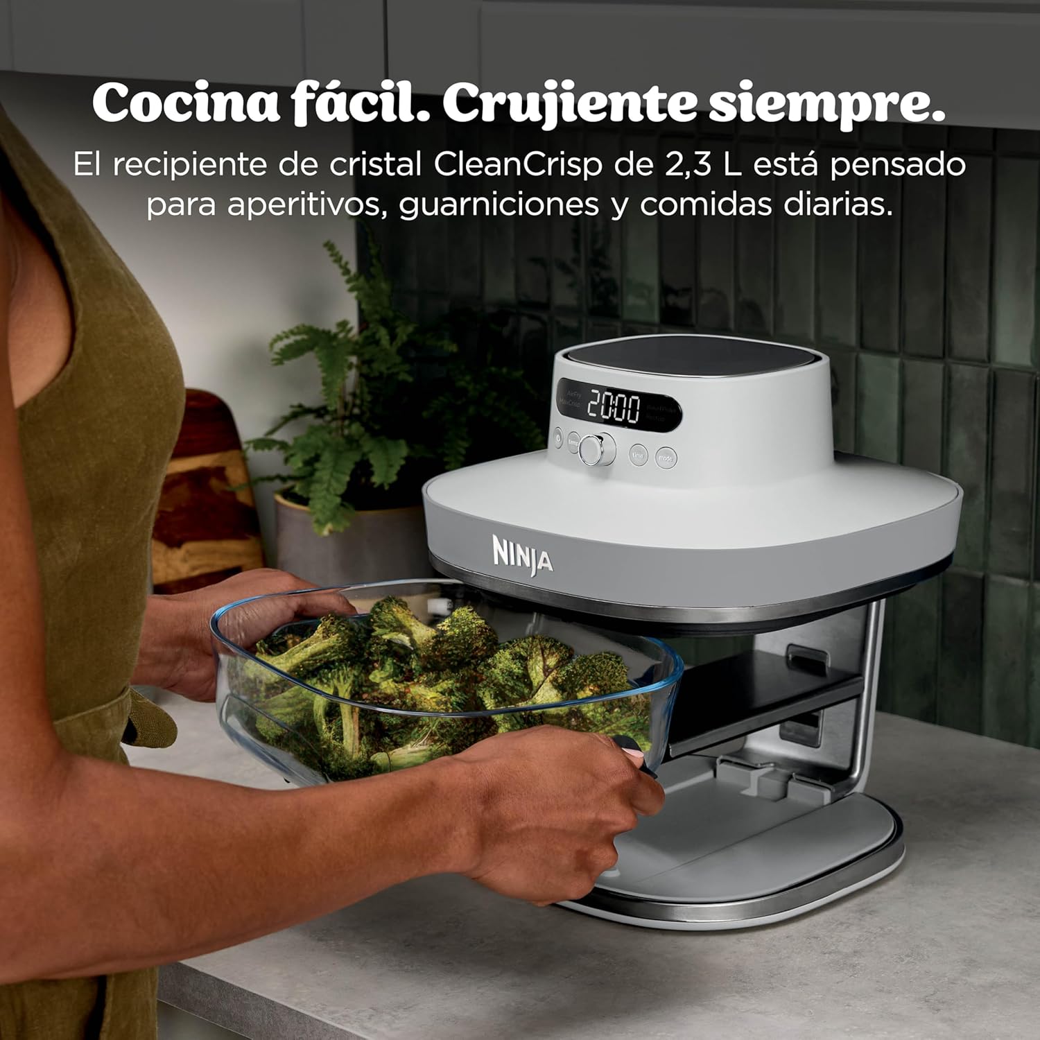 Freidora de aire de cristal XL Ninja