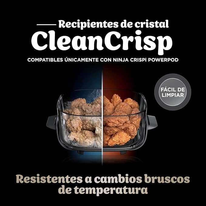 Freidora de aire de cristal Ninja CRISPi