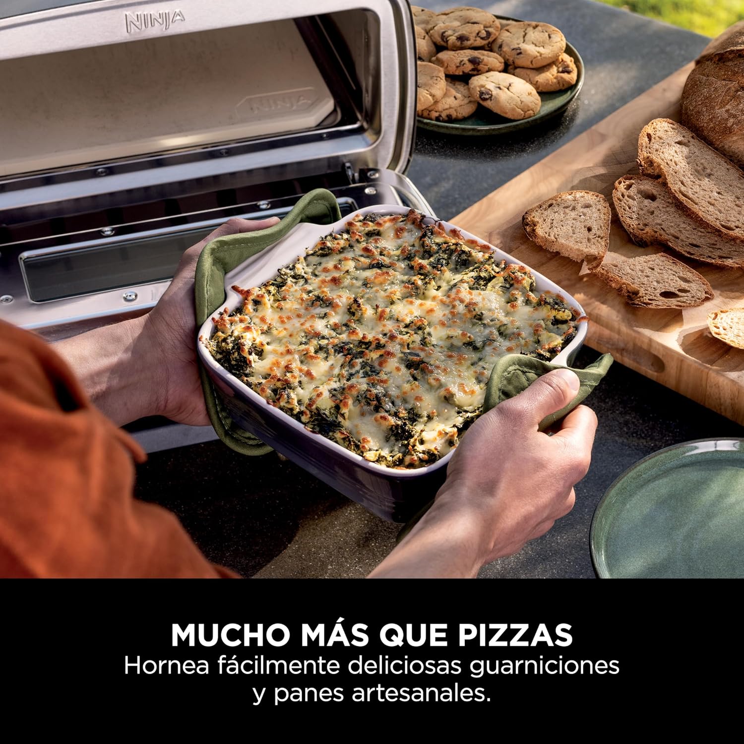 Horno exterior para pizza Ninja Artisan, 4 funciones
