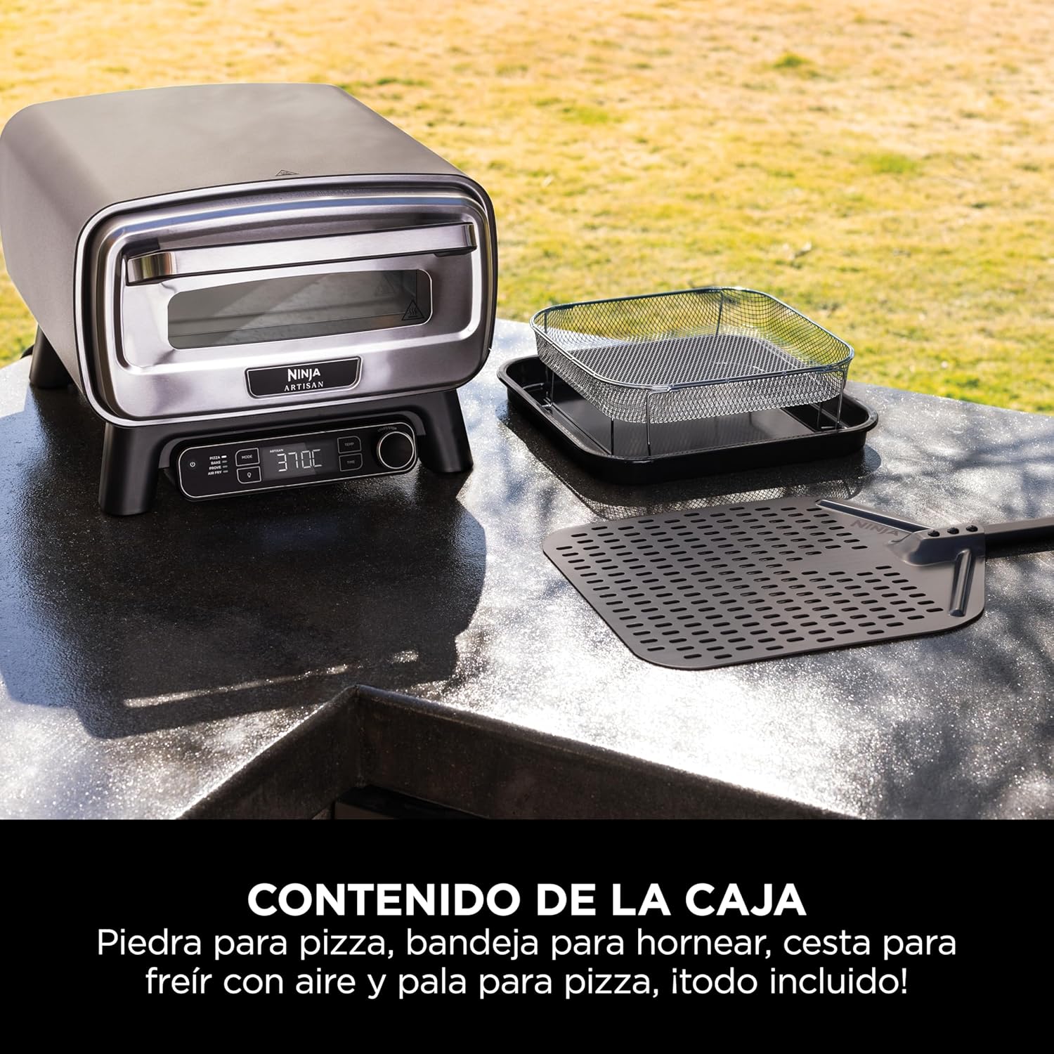 Horno exterior para pizza Ninja Artisan, 4 funciones
