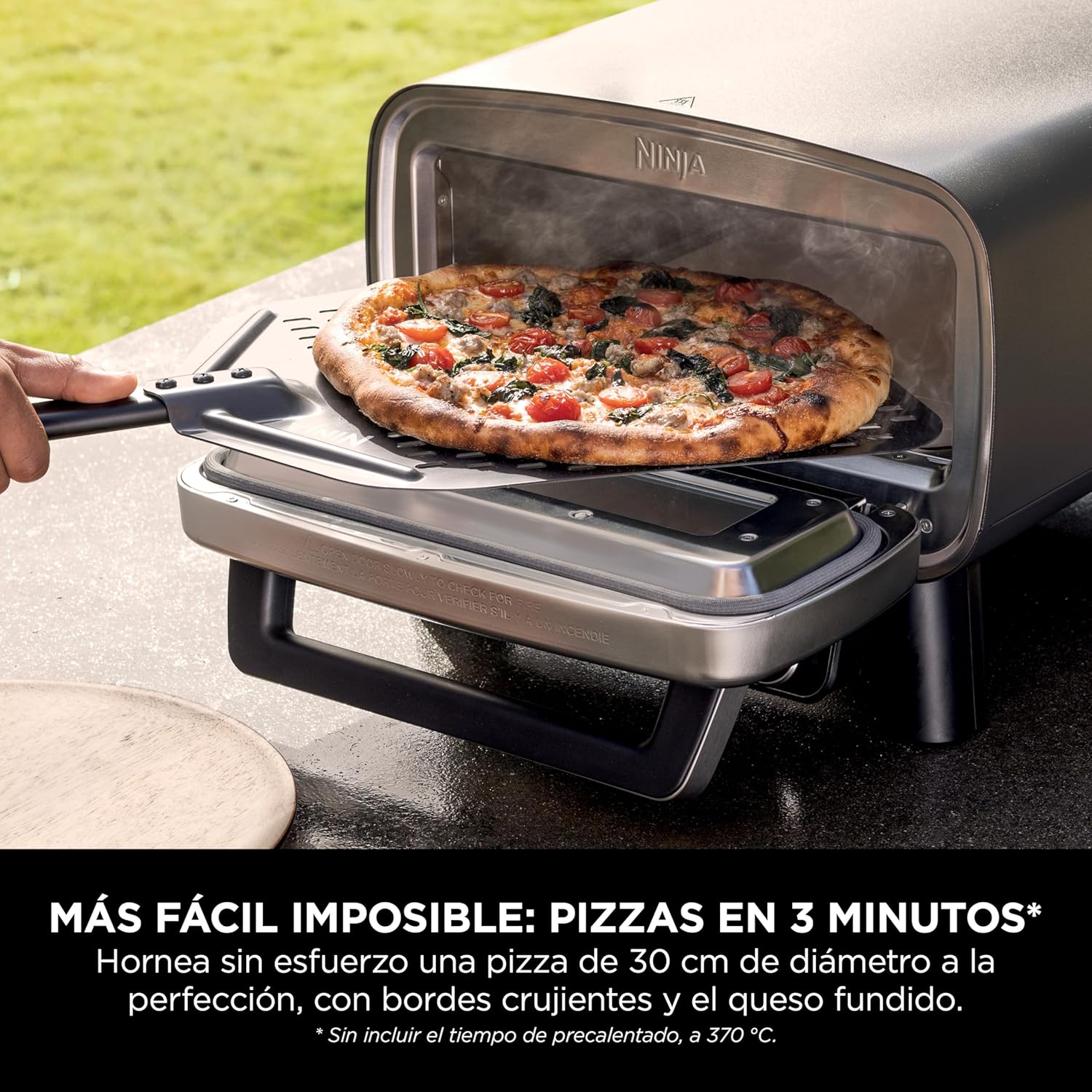 Horno exterior para pizza Ninja Artisan, 4 funciones