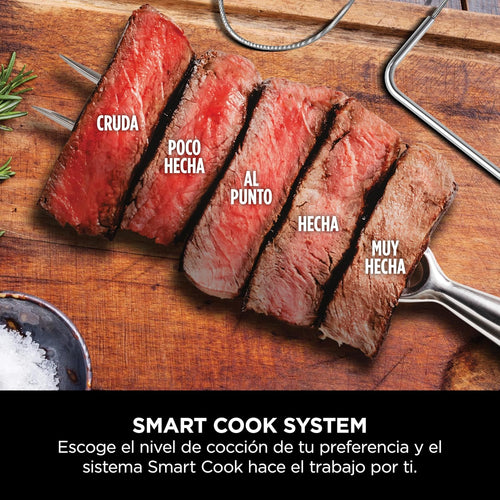 Barbacoa eléctrica Ninja Woodfire PRO Connect XL (con termómetro y app)