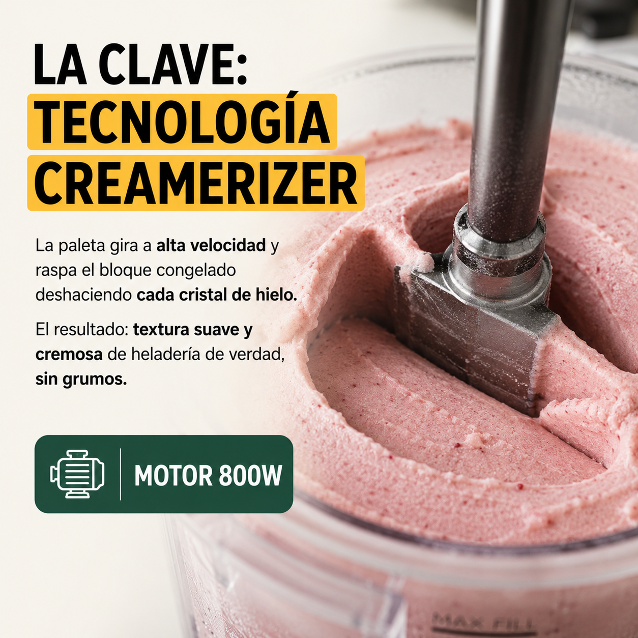 Ninja CREAMi Scoop & Swirl, 12 funciones