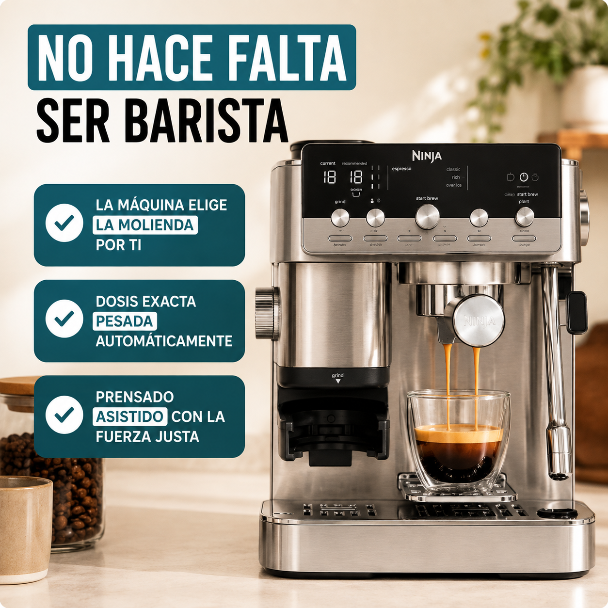 Te sale un café de cafetería aunque no sepas nada de café