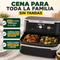 Freidora de Aire Doble Ninja FlexDrawer 10,4 L – Cocina Para Toda la Familia Sin Tandas