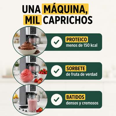 Ninja CREAMi Scoop & Swirl, 12 funciones