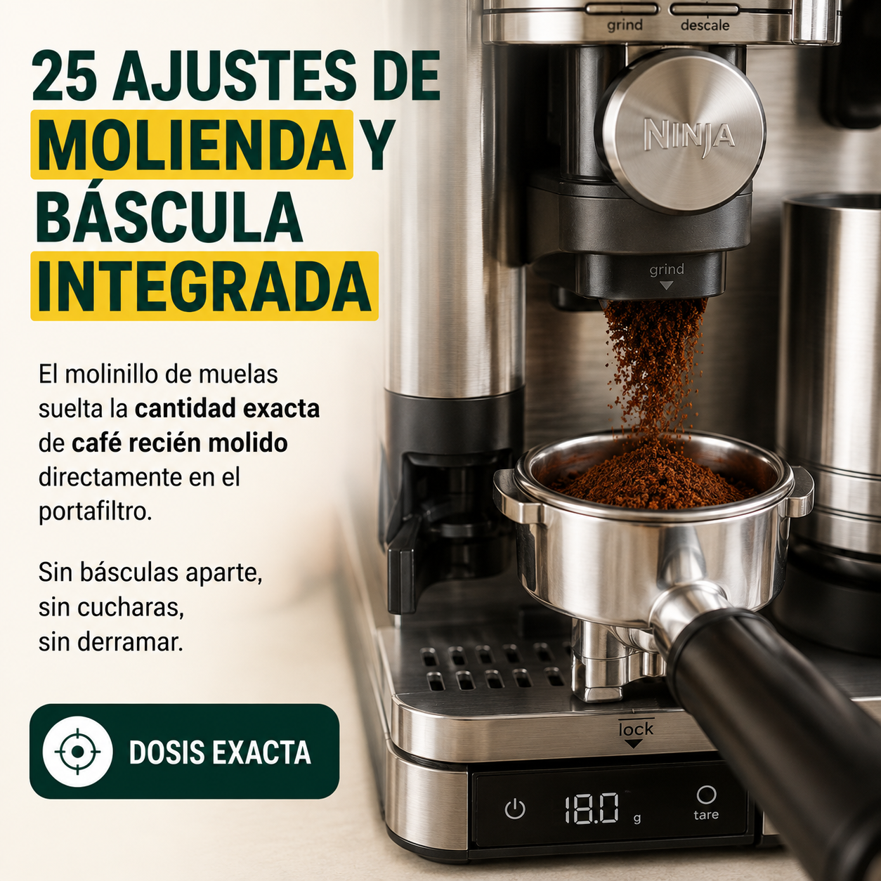 Ninja Luxe Café Pro ES701EU – Café de cafetería en tu cocina, sin ser barista