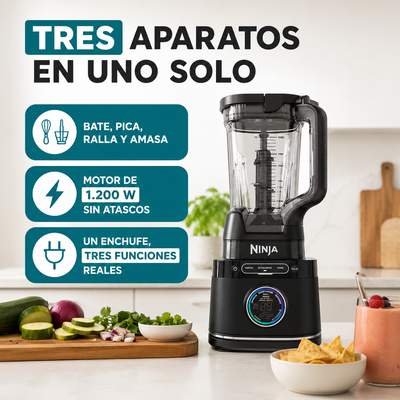 Ninja Detect Power Pro 3 en 1 – Cena hecha en 12 minutos, encimera libre para siempre