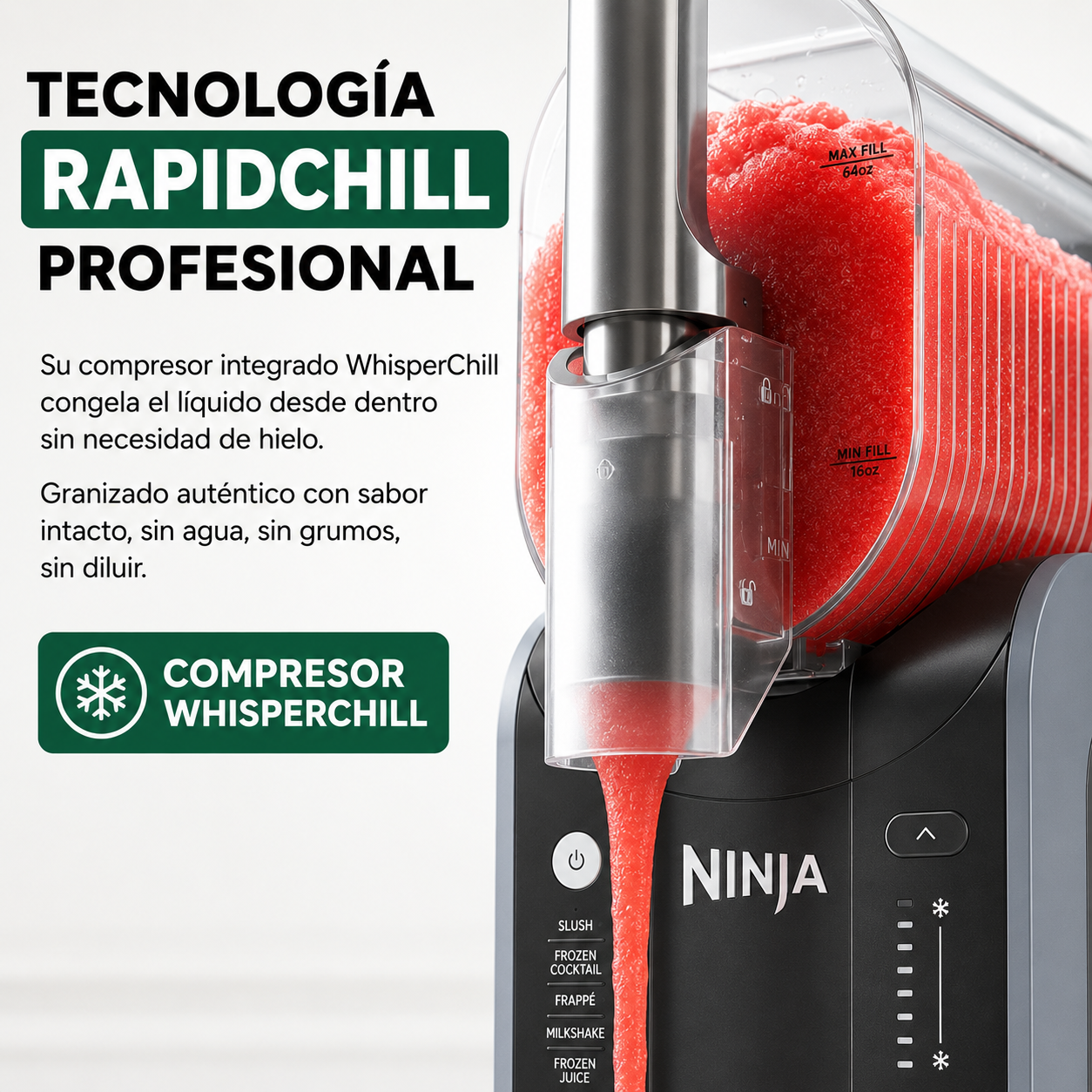 Ninja SLUSHi – Granizado Auténtico en Casa, en 30 Minutos y Sin Hielo